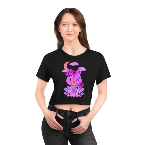Cute Goth Crop Top