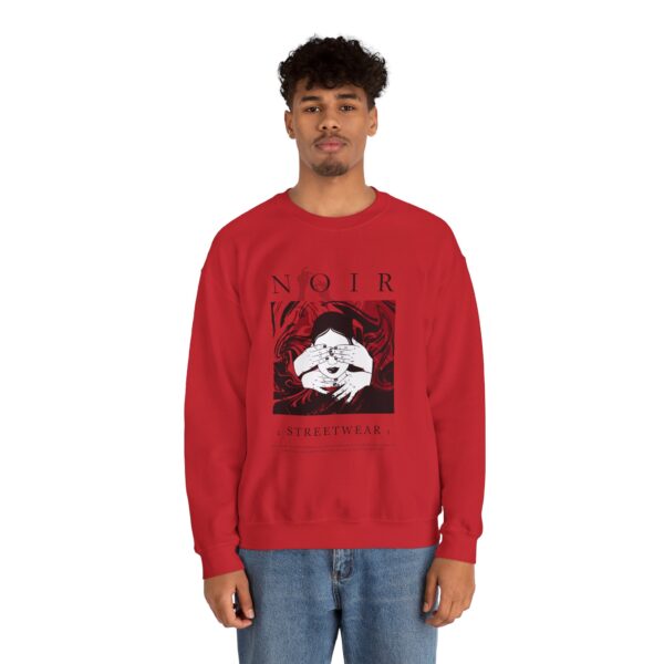 Surrealism Hoodie: Anxiety Girl Graphic, Gothic Oversized Sweatshirt