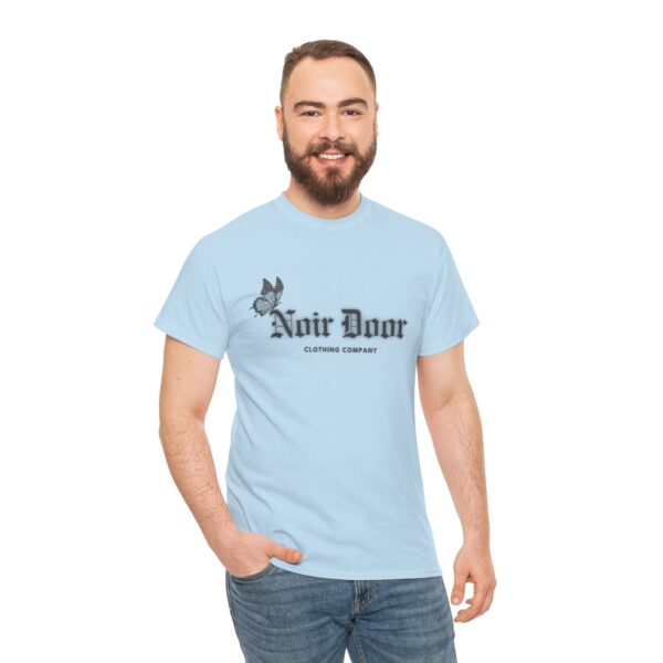 Noir Door Butterfly Logo Tee - Alternative Aesthetic Streetwear