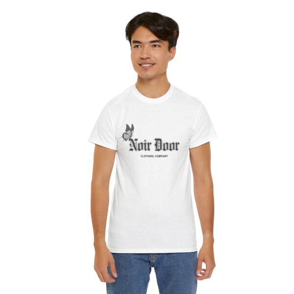 Noir Door Butterfly Logo Tee - Alternative Aesthetic Streetwear