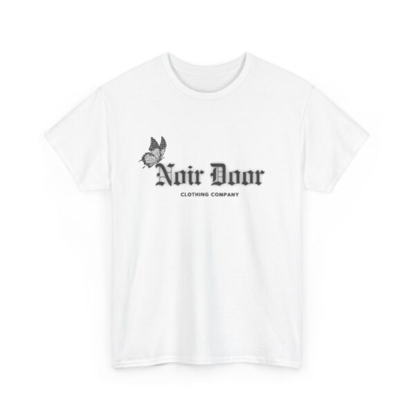 Noir Door Butterfly Logo Tee - Alternative Aesthetic Streetwear