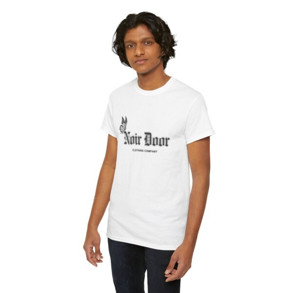 Noir Door Butterfly Logo Tee - Alternative Aesthetic Streetwear