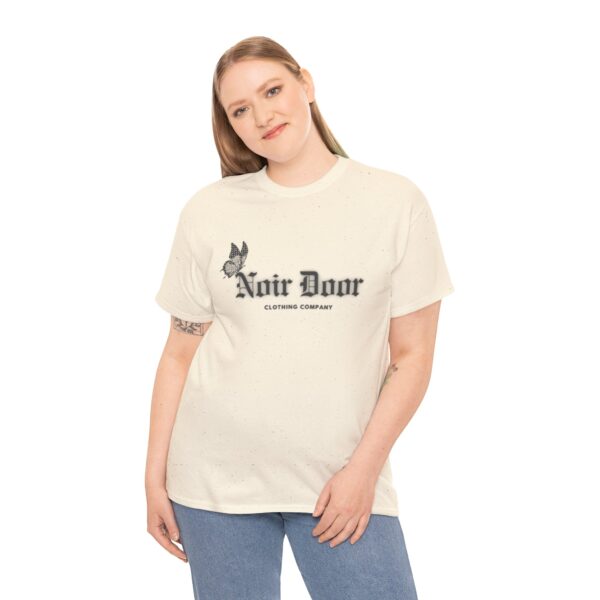 Noir Door Butterfly Logo Tee - Alternative Aesthetic Streetwear
