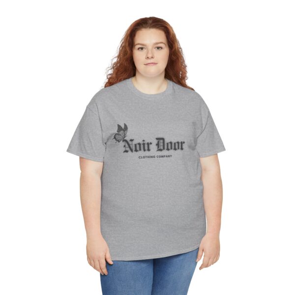 Noir Door Butterfly Logo Tee - Alternative Aesthetic Streetwear