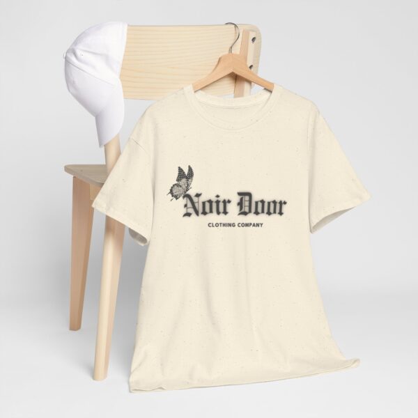 Noir Door Butterfly Logo Tee - Alternative Aesthetic Streetwear