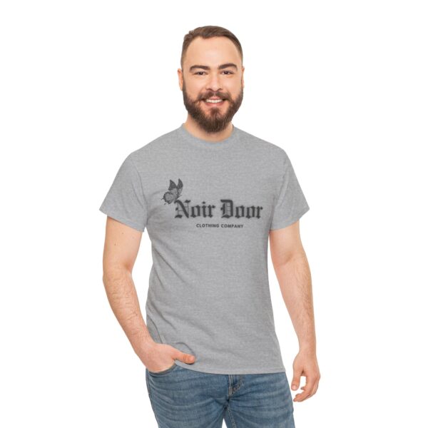 Noir Door Butterfly Logo Tee - Alternative Aesthetic Streetwear