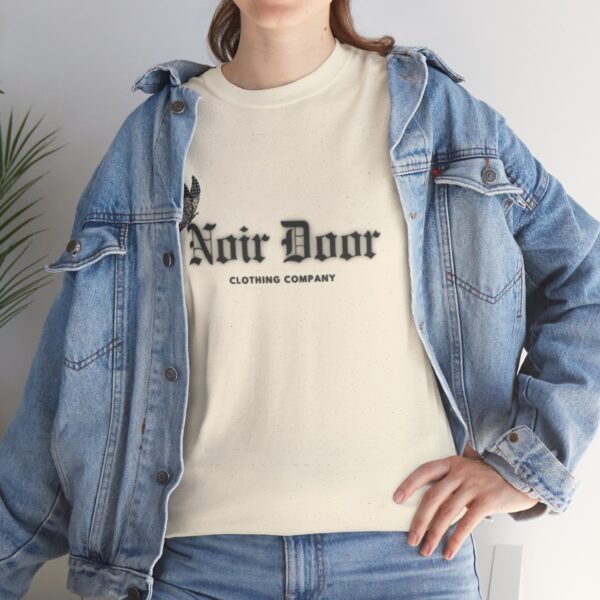 Noir Door Butterfly Logo Tee - Alternative Aesthetic Streetwear