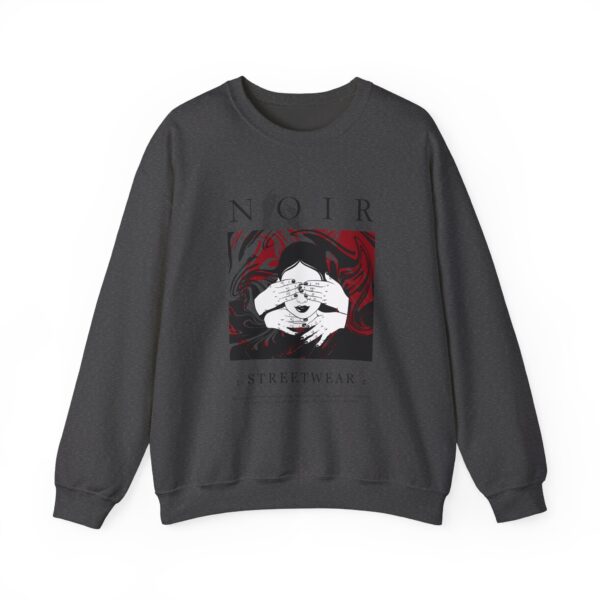 Surrealism Hoodie: Anxiety Girl Graphic, Gothic Oversized Sweatshirt