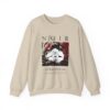 Surrealism Hoodie: Anxiety Girl Graphic, Gothic Oversized Sweatshirt