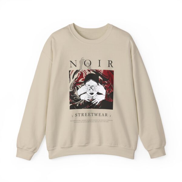 Surrealism Hoodie: Anxiety Girl Graphic, Gothic Oversized Sweatshirt