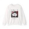 Surrealism Hoodie: Anxiety Girl Graphic, Gothic Oversized Sweatshirt
