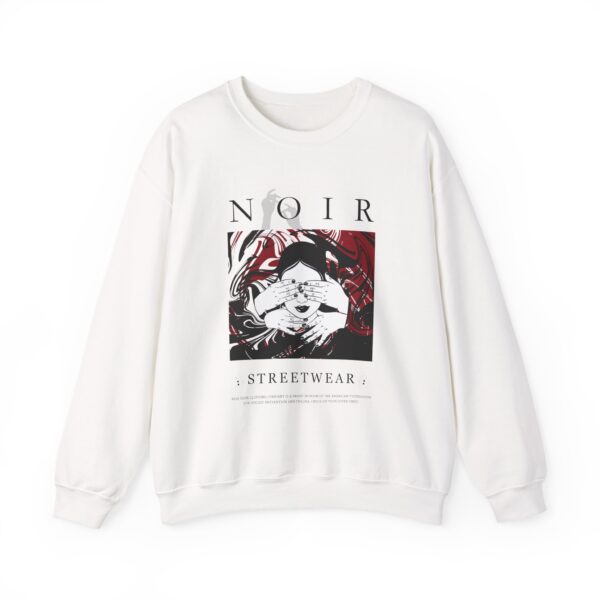 Surrealism Hoodie: Anxiety Girl Graphic, Gothic Oversized Sweatshirt