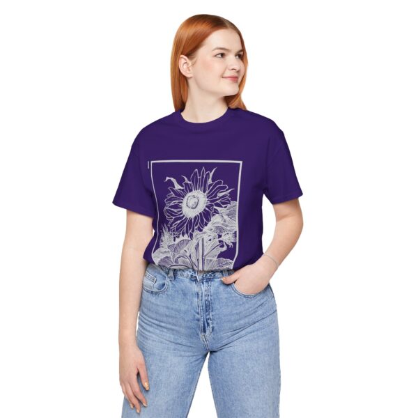 Women's Summer Tee, Sunflower T-Shirt, Inspirational Gift For Her, Mental Health Awareness, Therapist Tee, I Am Enough Apparel, Durable