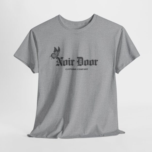 Noir Door Butterfly Logo Tee - Alternative Aesthetic Streetwear