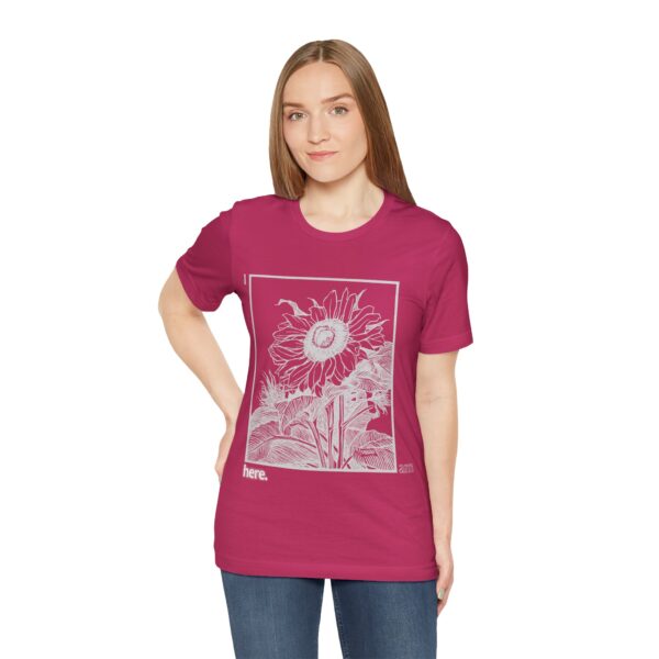 Women's Summer Tee, Sunflower T-Shirt, Inspirational Gift For Her, Mental Health Awareness, Therapist Tee, I Am Enough Apparel, Durable