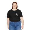 Victorian Design, Beauty Is Deadly Tee, Rose Top, Edgy And Bold Apparel, Skater T-Shirt, Red And Black Print