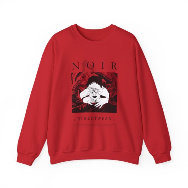 Surrealism Hoodie: Anxiety Girl Graphic, Gothic Oversized Sweatshirt