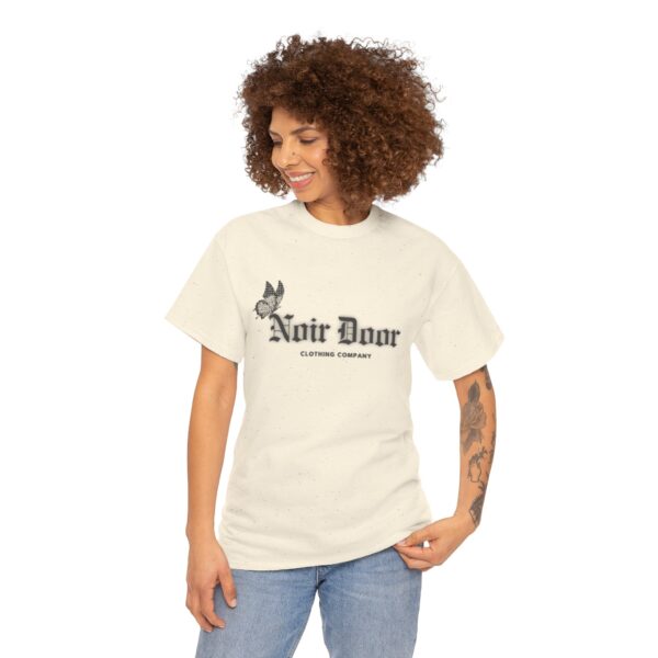 Noir Door Butterfly Logo Tee - Alternative Aesthetic Streetwear