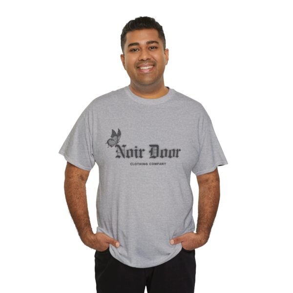 Noir Door Butterfly Logo Tee - Alternative Aesthetic Streetwear