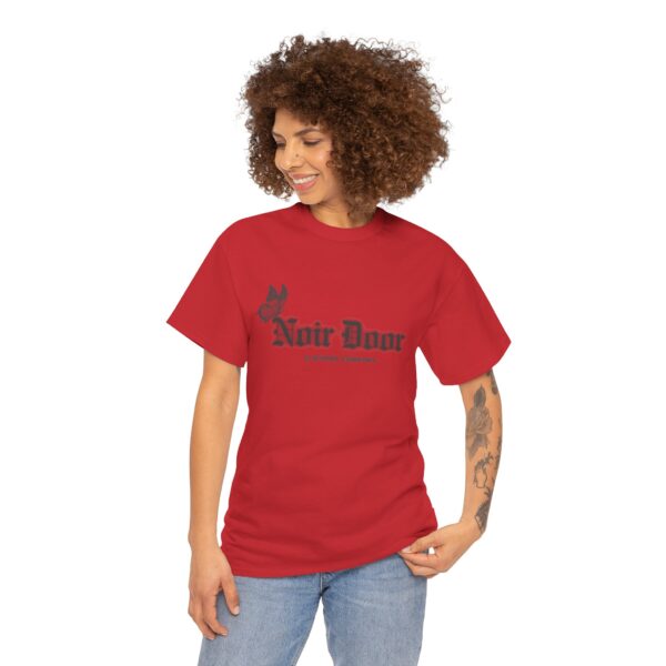Noir Door Butterfly Logo Tee - Alternative Aesthetic Streetwear