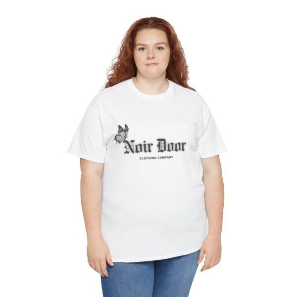 Noir Door Butterfly Logo Tee - Alternative Aesthetic Streetwear