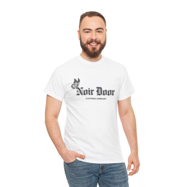 Noir Door Butterfly Logo Tee - Alternative Aesthetic Streetwear