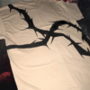 Black Thorn Hand-Painted Gothic Streetwear Shirt