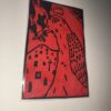 IMG_6532 Red Sentinel – Hand-Pulled Linocut Print | Limited Edition | Noir Door Studio