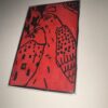 IMG_6533 Red Sentinel – Hand-Pulled Linocut Print | Limited Edition | Noir Door Studio