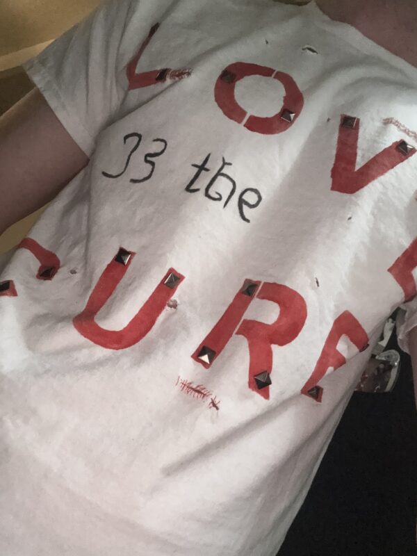 LOVE IS THE CURE — Distressed Gothic Tee
