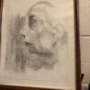 Aging Charcoal Drawing | Figurative Portrait Art by Noir Door