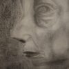 Aging Charcoal Drawing | Figurative Portrait Art by Noir Door